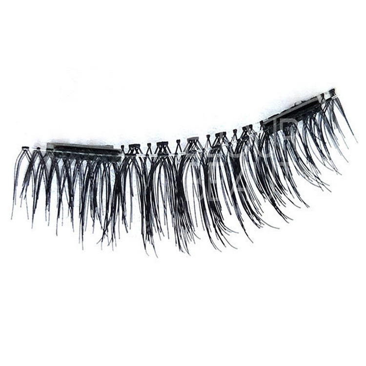 No glue magnetic reusable false eyelashes private label EA87 